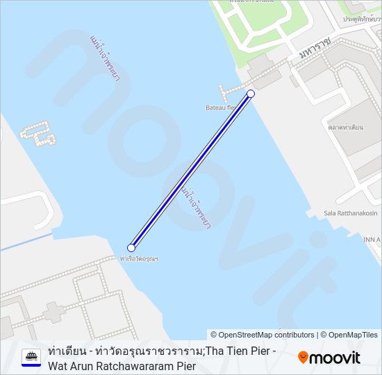 เรือข้ามฟาก เรือ แผนที่สายรถ
