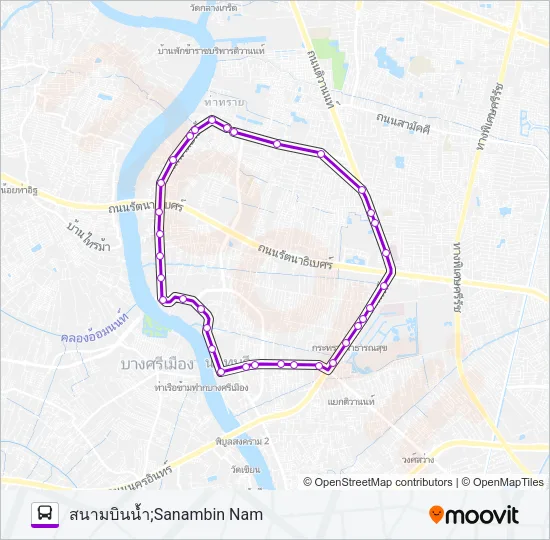 1 Bus Line Map