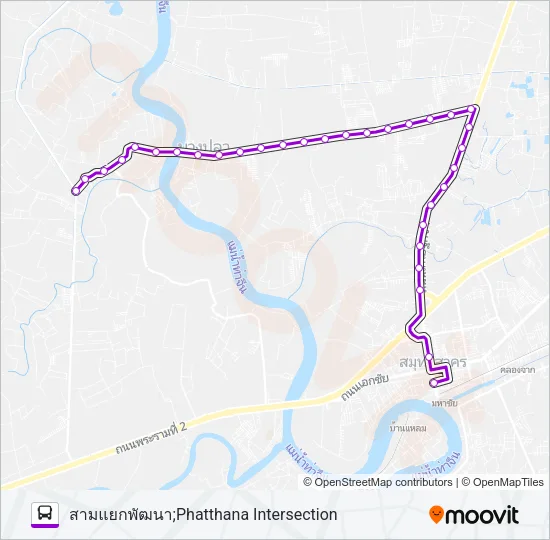 1 Bus Line Map
