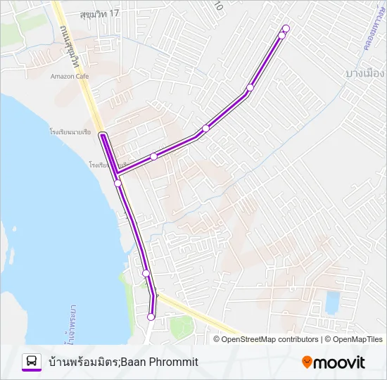 5 Bus Line Map