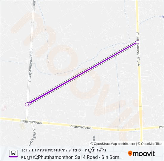 382 bus Line Map