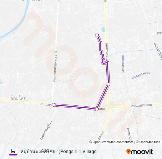 384 Bus Line Map
