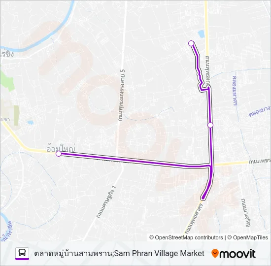 384 Bus Line Map