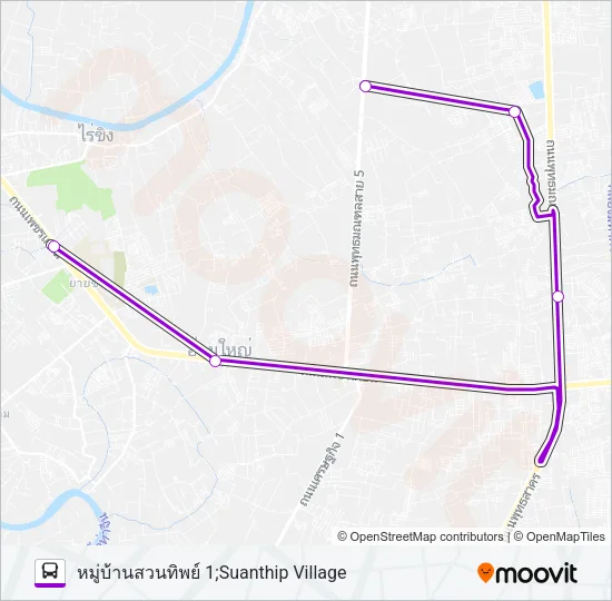 384 Bus Line Map