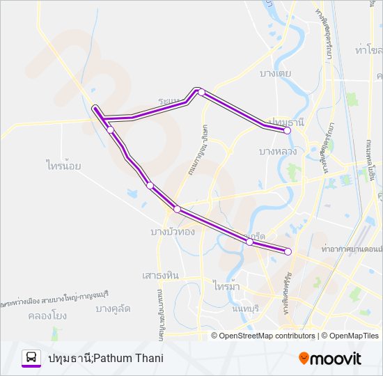 391 bus Line Map