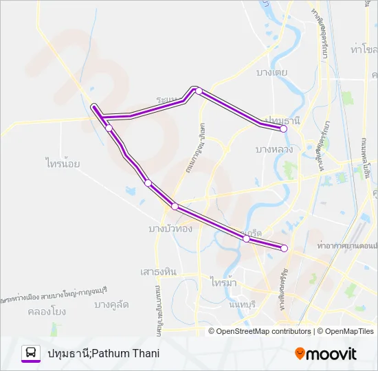 391 Bus Line Map