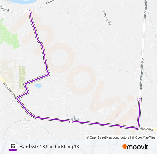 756 bus Line Map