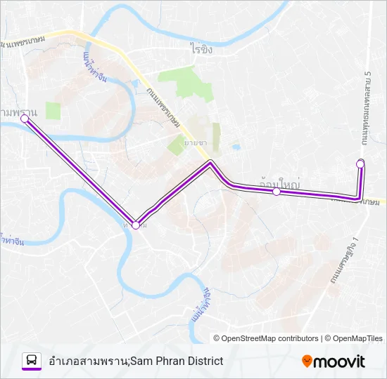 756 Bus Line Map