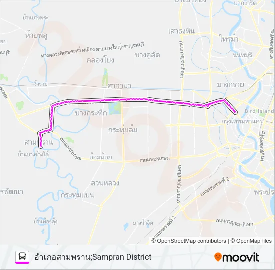 ต.1 Bus Line Map