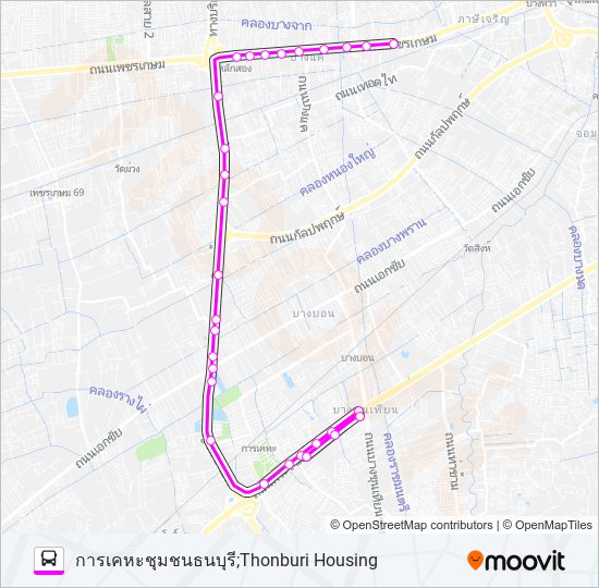 ต.6 bus Line Map