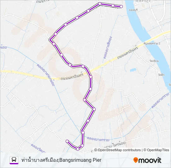 1003 Bus Line Map
