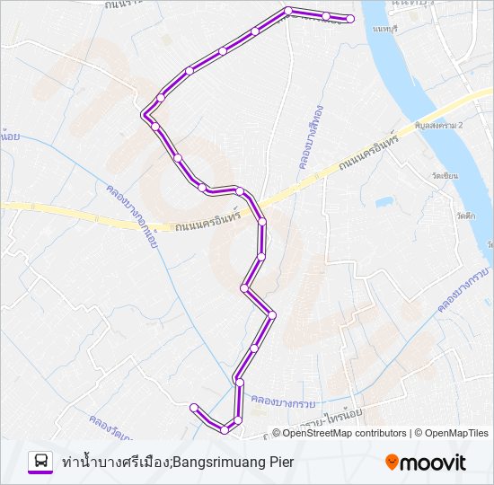 1003 รถบัส แผนที่สายรถ