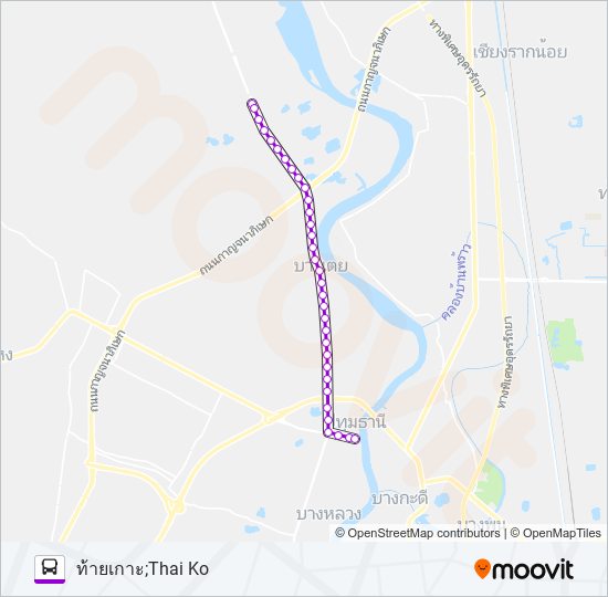 1005 bus Line Map