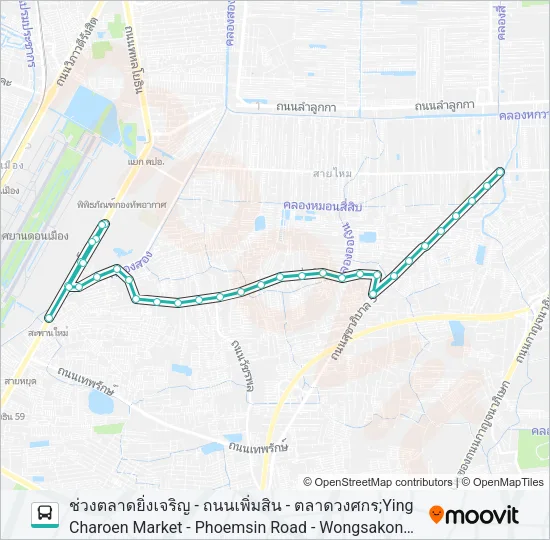 1009 รถบัส แผนที่สายรถ
