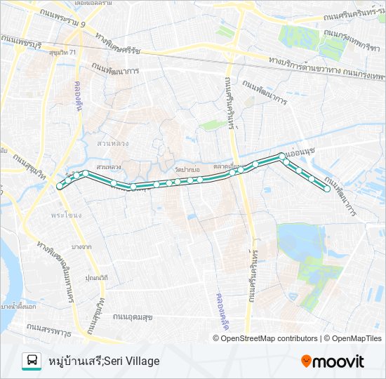 1013 bus Line Map