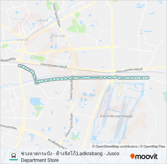 1013 bus Line Map