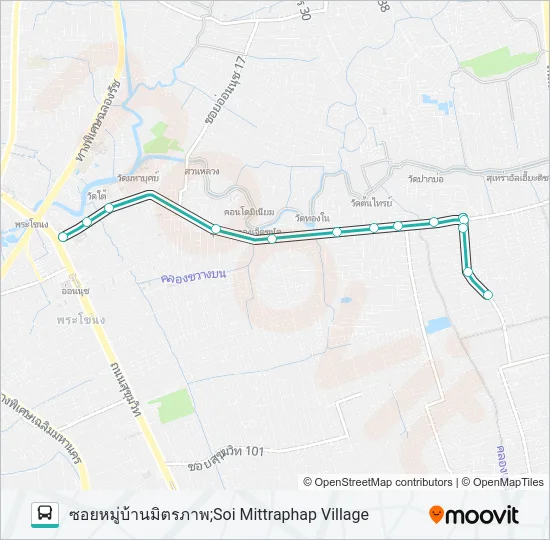 1013 Bus Line Map