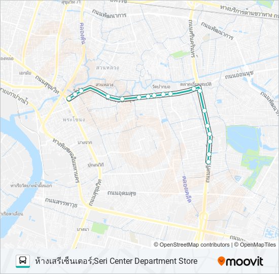 1013 รถบัส แผนที่สายรถ