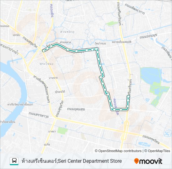 1013 รถบัส แผนที่สายรถ