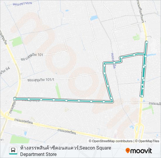 1014 bus Line Map