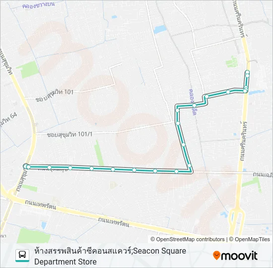 1014 Bus Line Map