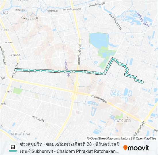 1014 Bus Line Map