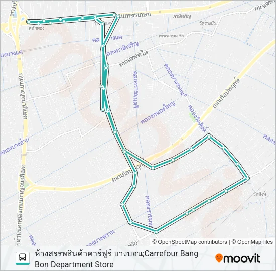 1017 Bus Line Map