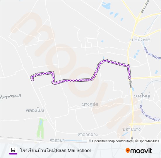 1030 รถบัส แผนที่สายรถ