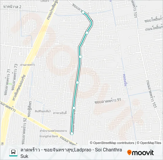 1033 Bus Line Map