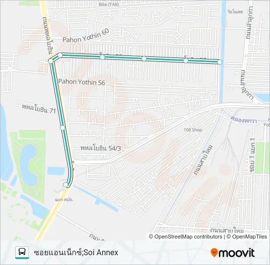 1039 Bus Line Map