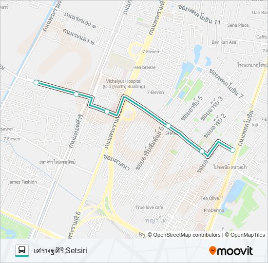 1041 bus Line Map