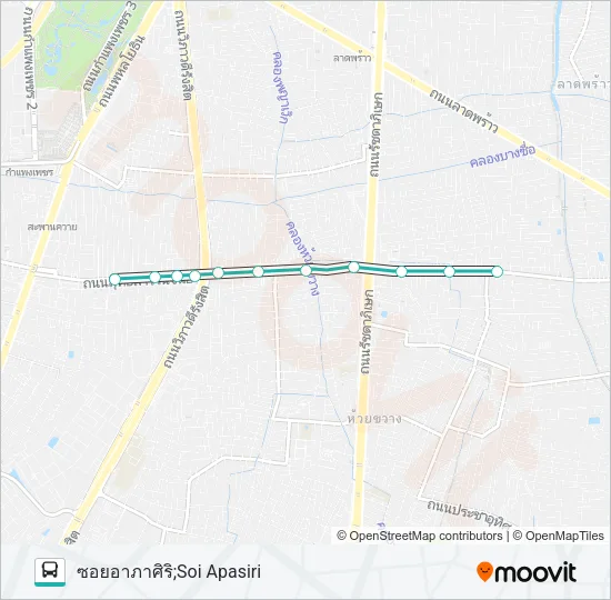 1043 Bus Line Map