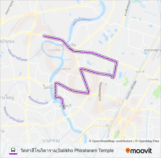 1053 Bus Line Map