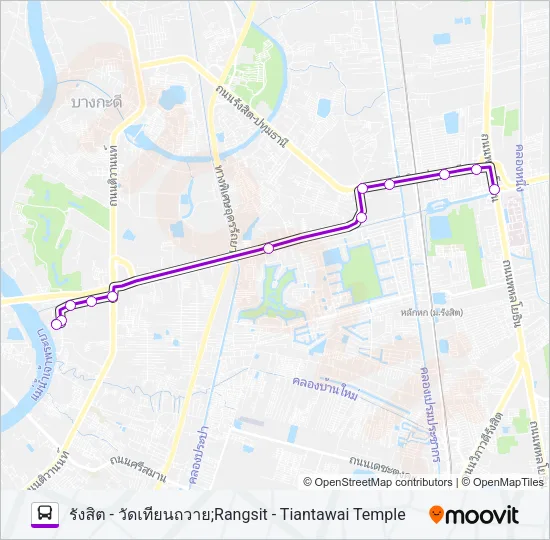 1057 Bus Line Map