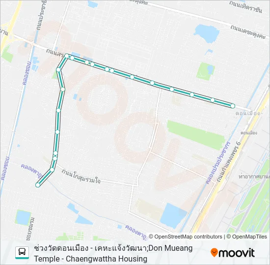 1058 Bus Line Map