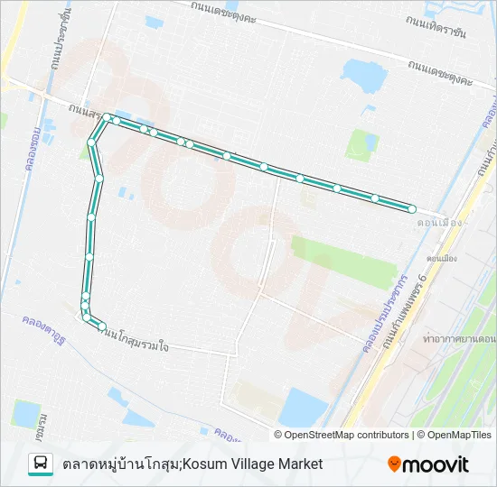 1058 Bus Line Map