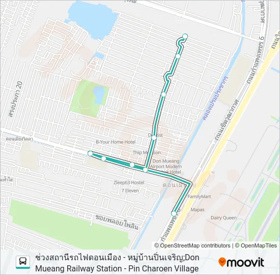 1058 Bus Line Map
