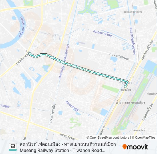 1058 bus Line Map