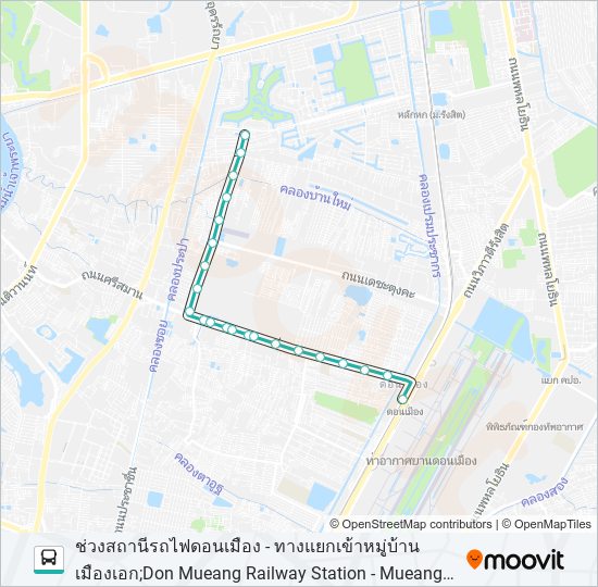 1058 bus Line Map