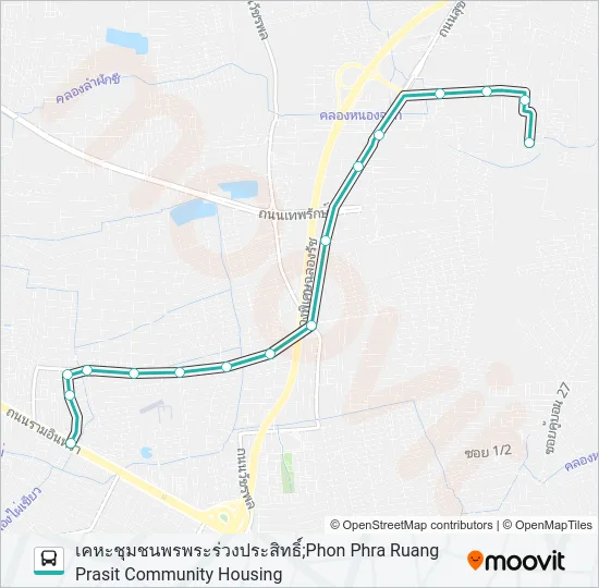 1060 Bus Line Map