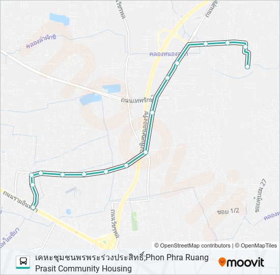 1060 รถบัส แผนที่สายรถ