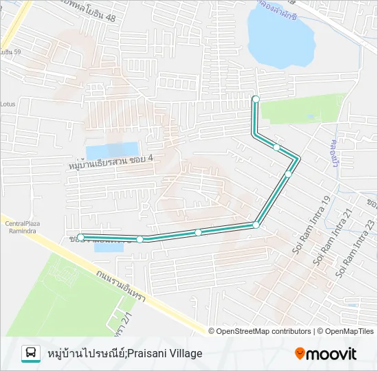 1068 Bus Line Map