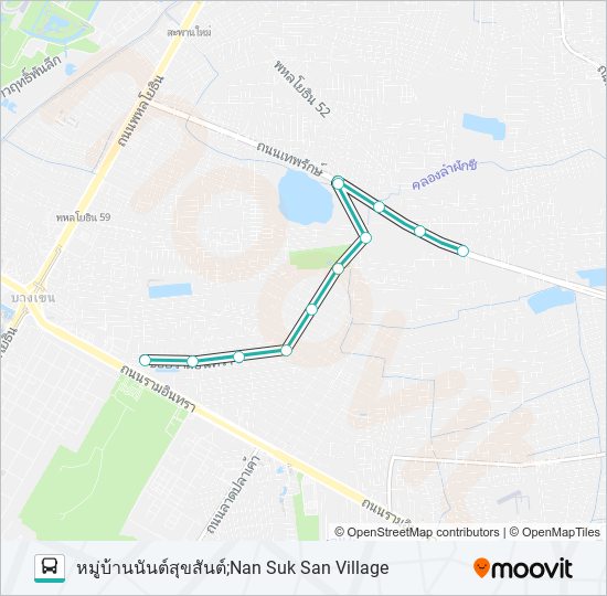 1068 bus Line Map