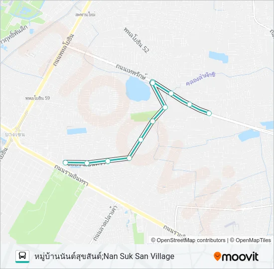 1068 Bus Line Map