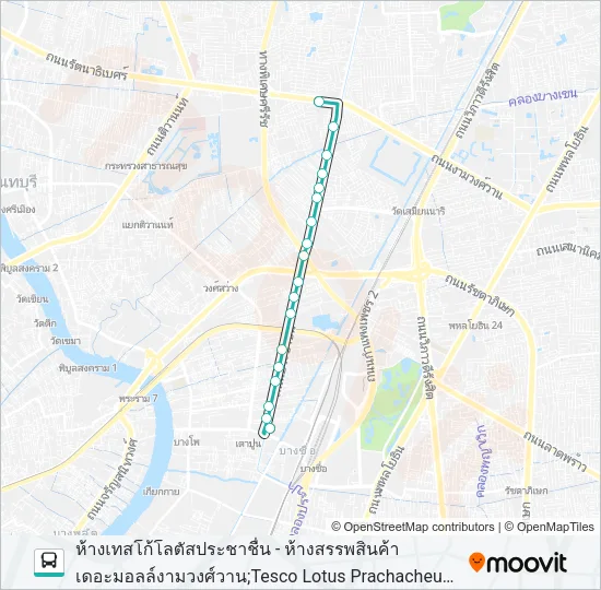 1073 Bus Line Map