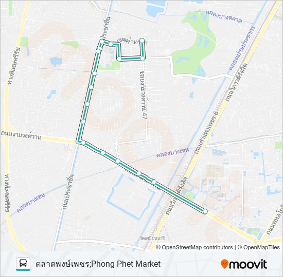 1076 bus Line Map