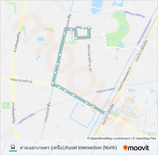 1076 bus Line Map