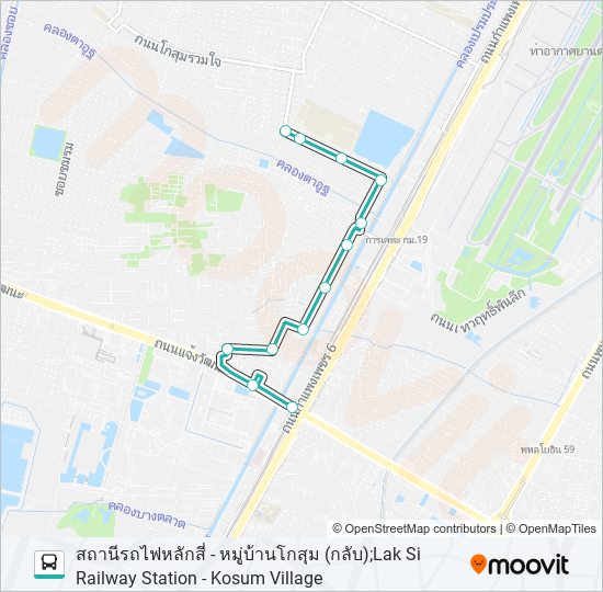 1081 bus Line Map