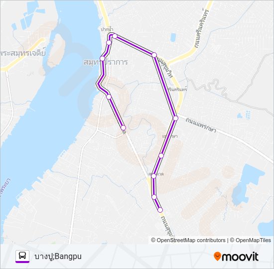 1083 รถบัส แผนที่สายรถ