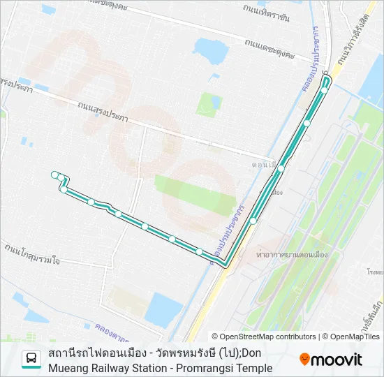 1085 Bus Line Map
